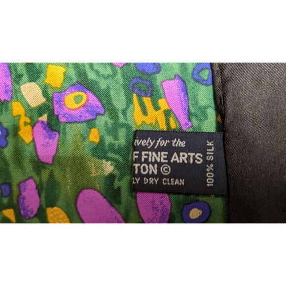 Gustav Klimt "The Kiss" 100% Silk Scarf The Museum of Fine Arts Boston 35" X 35" - Picture 7 of 7